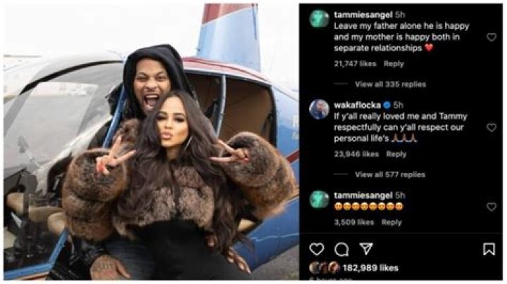 Tammy’s Daughter Charlie Defends Stepdad Waka Flocka Following Criticism About His New Relationship