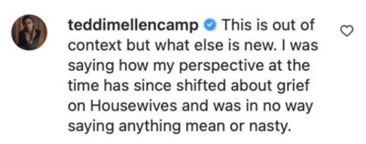 Teddi Mellencamp responds after Lisa Vanderpump slams her for speaking about dead brother
