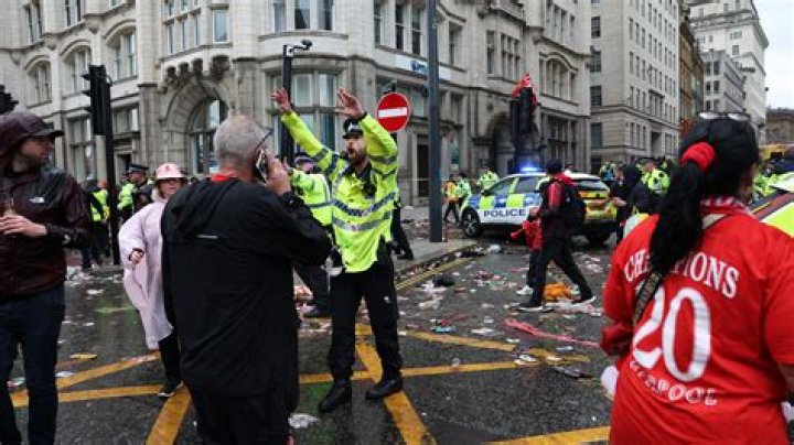 Terrifying moment car PLOUGHS into crowd leaving teenage girl & woman seriously hurt - as boy, 17, is arrested