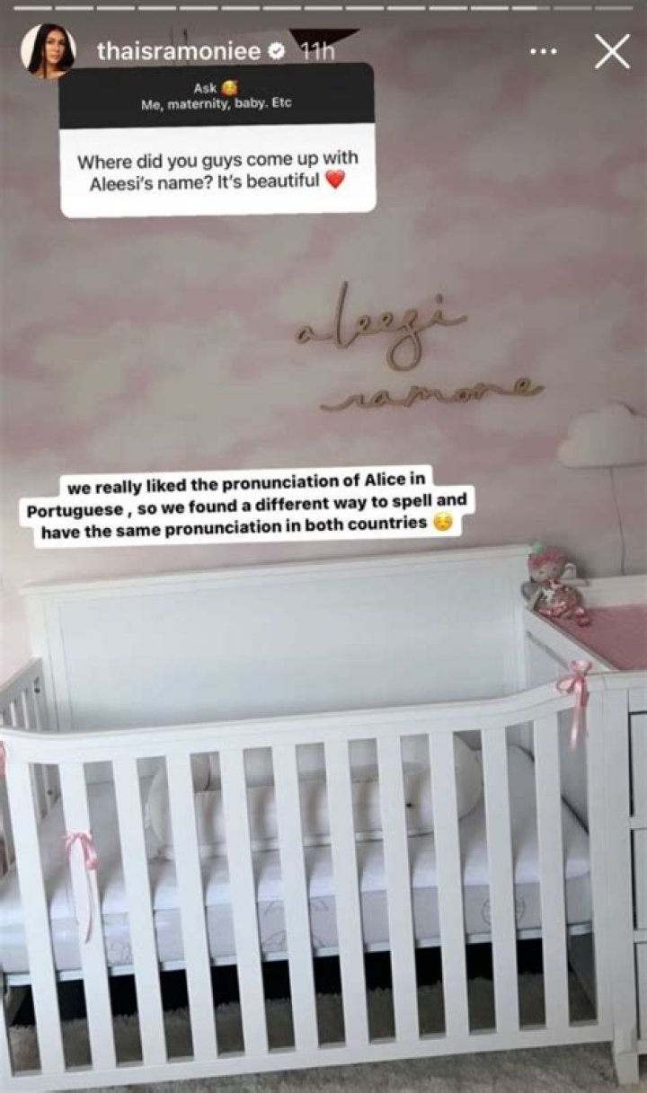 Thais Ramone reveals how she came up with her daughter’s name