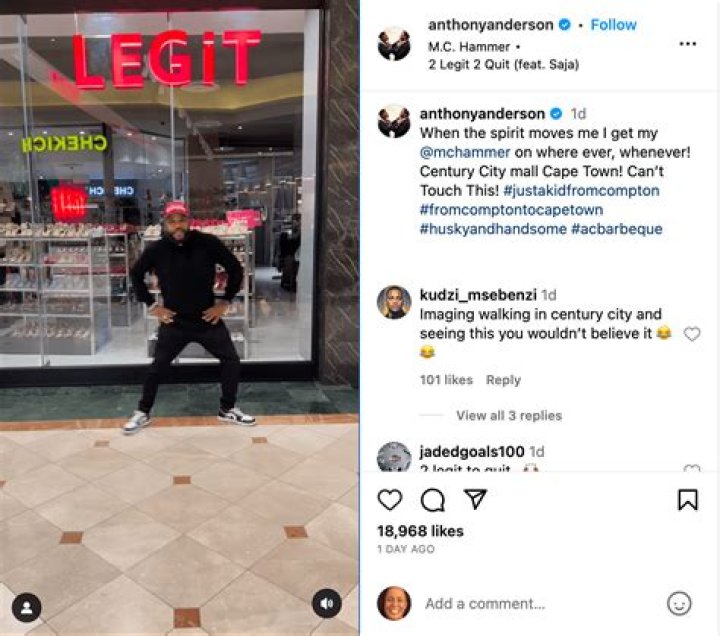 ‘That Boy Looking Slim & Trim’: Anthony Anderson Shares New Video of His Old School Dance Moves, Fans Notice His Slimmed-Down Appearance