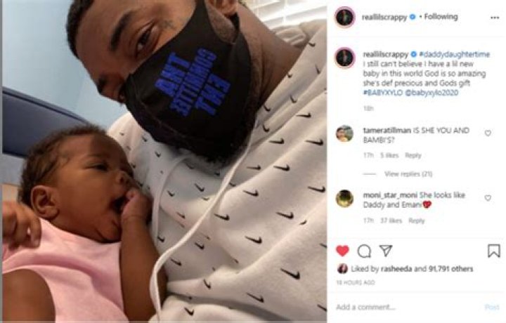 ‘That’s Your Twin’: Lil Scrappy Posts a Sweet Photo with His Infant Daughter, and Fans Claim She’s His Mini-Me