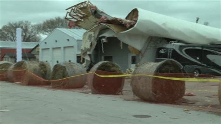 The Cage in Colona damaged by tornado