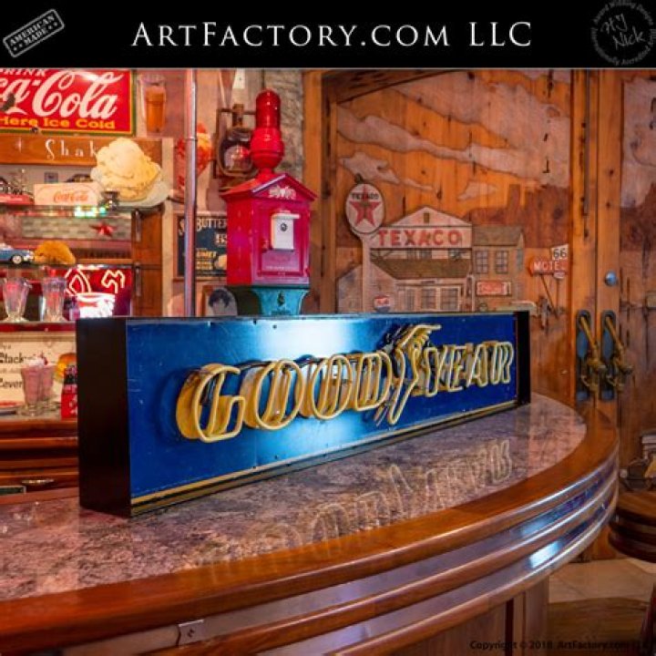 The Porcelain Goodyear Sign That Cost American Pickers $275