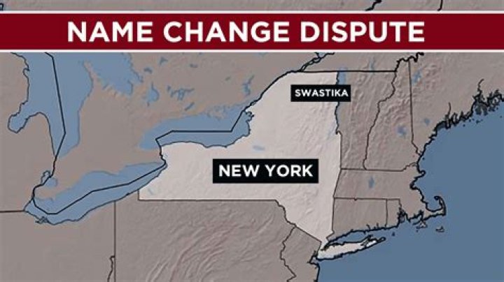 The town of Swastika, NY chooses to keep its name