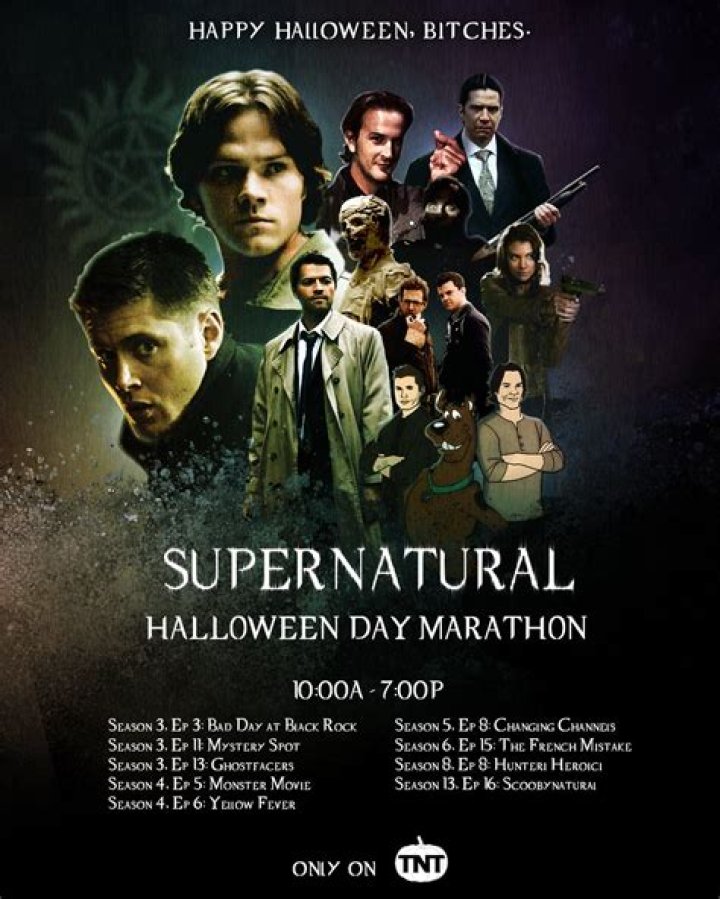 TNT Hosting Supernatural Marathon on October 31st