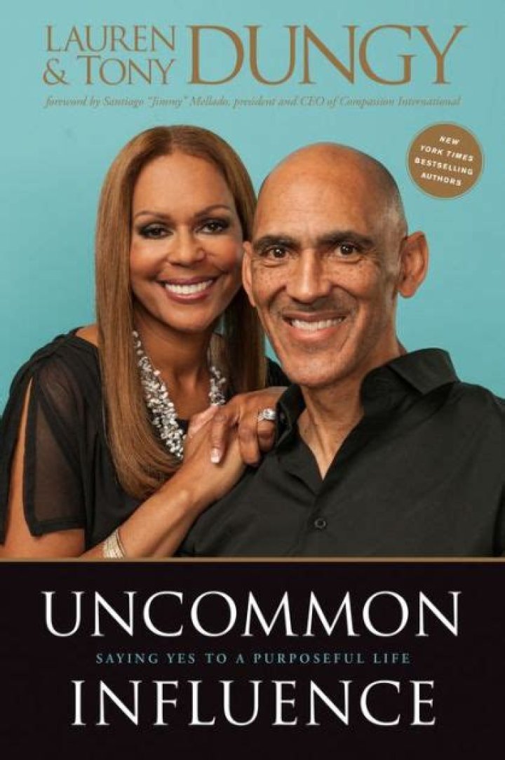 Tony Dungy - Book, Son & Wife