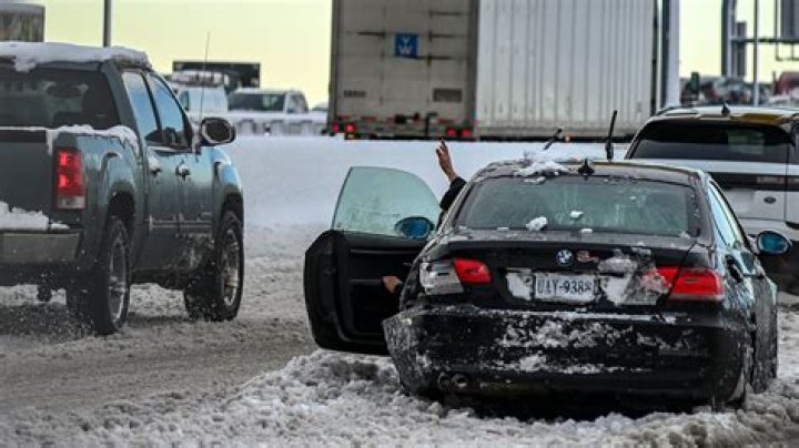 UK weather: 'Miles of cars' trapped in snow & trains cancelled in Storm Gerrit chaos with Brits told 'don't travel'