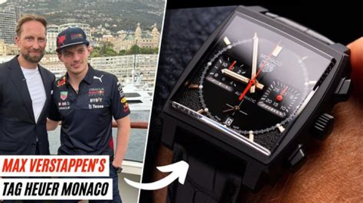 Verstappen has been wearing a 'lucky watch' since Monaco win with amazing strap inspired by grooves of a tyre worth £6k