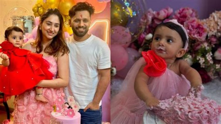 WATCH: Rahul Vaidya and Disha Parmar reveal daughter’s face; Former says Navya looks like him