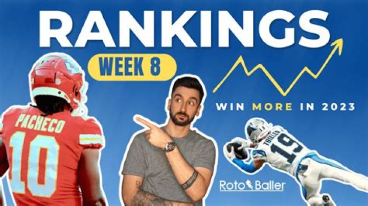 Week 8 Rankings: Flex (RB/WR/TE)