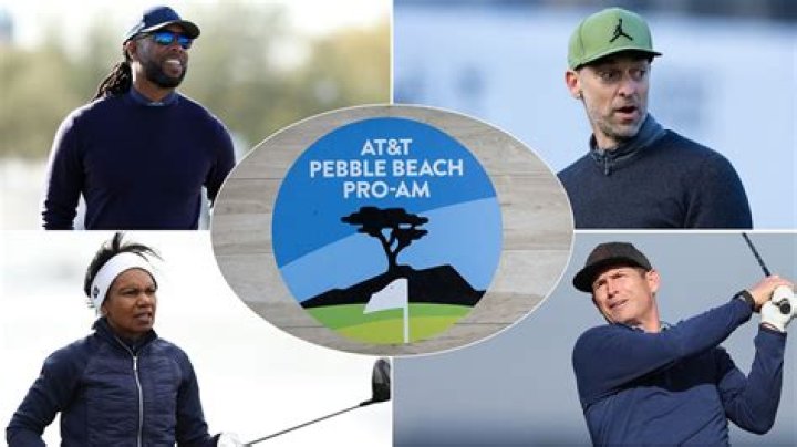 What celebrities are in the pebble beach pro am
