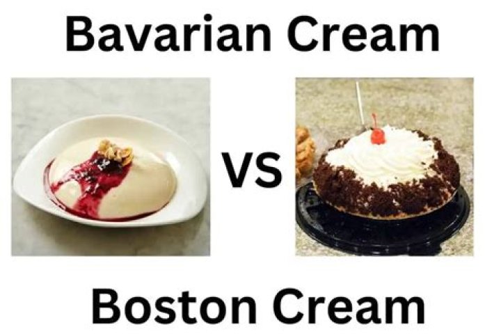 What is the difference between Bavarian cream and pastry cream?