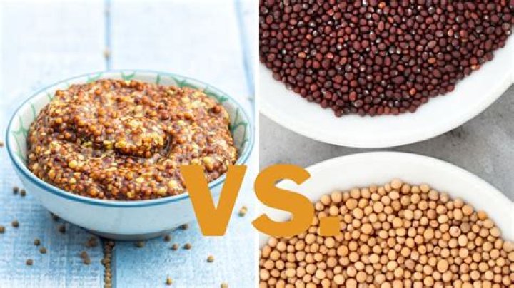 What is the difference between whole grain mustard and stone ground mustard?
