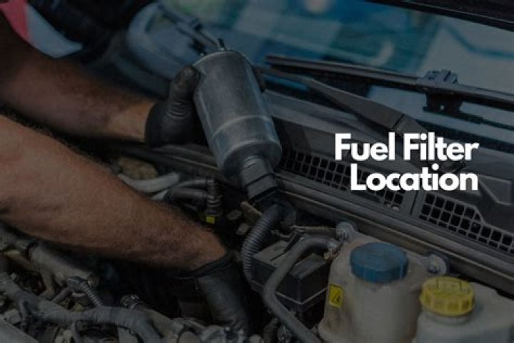 Where is the fuel filter located on a 2005 nissan pathfinder