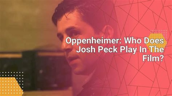 Who Does Josh Peck Play In The Film?