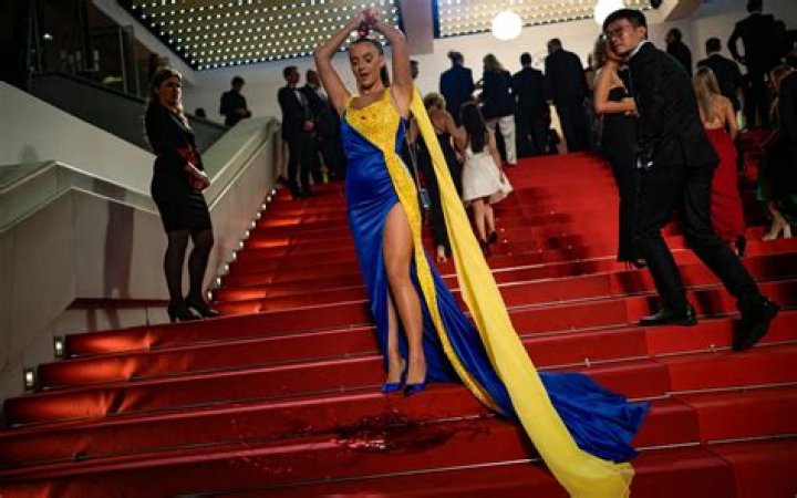 Who is Ilona Chernobai? Ukrainian model thrown out of Cannes for covering herself in fake blood