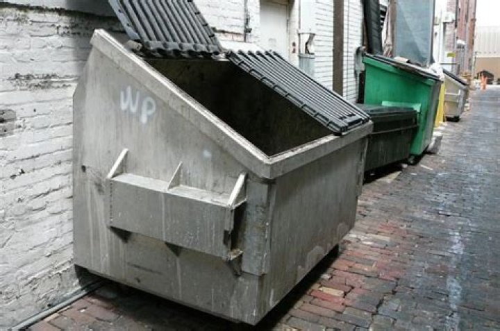 Woman tossing trash falls into dumpster, survives getting compacted in garbage truck