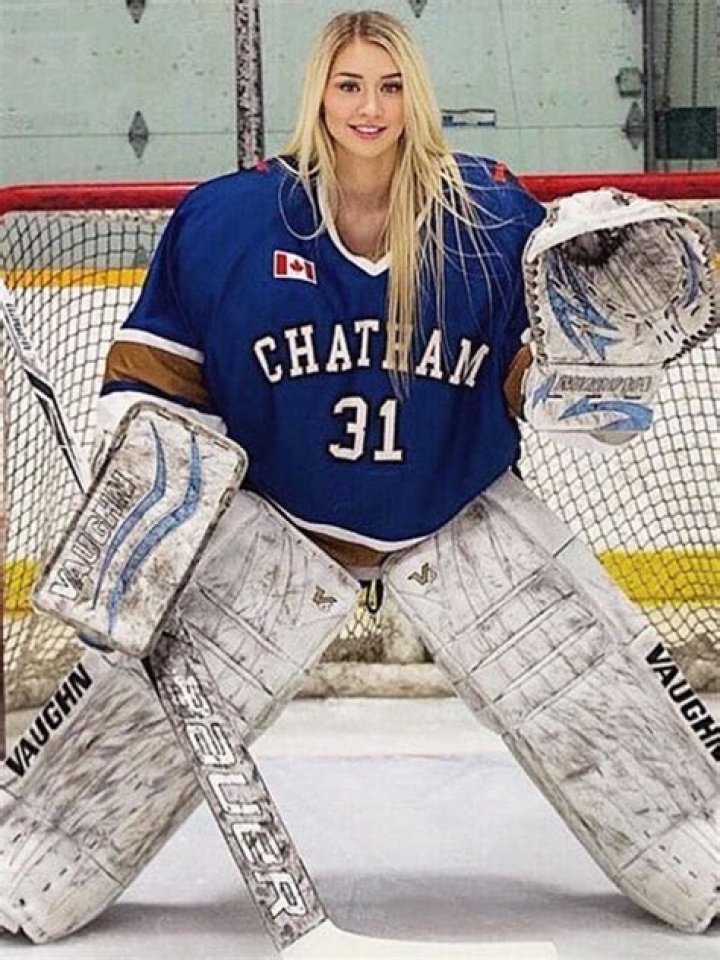 World's sexiest ice hockey star Mikayla Demaiter stuns in tiny denim shorts as fans gasp 'nobody rocks them like you'