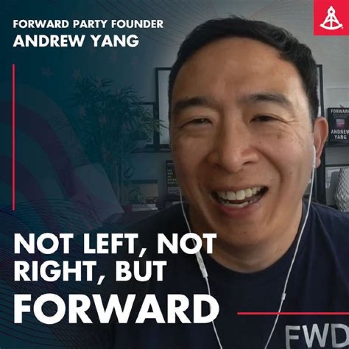 Yang sees Forward Party as haven for moderates
