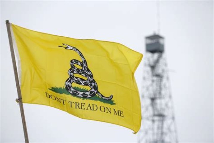 Yellow Gadsden flag carries a long and shifting history