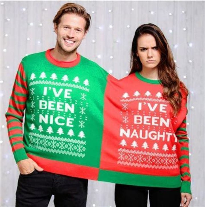 You can now cosy up to your partner in a Christmas jumper for two… but it could kill your fun at festive parties