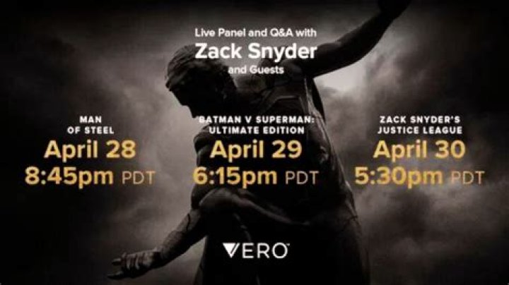 Zack Snyder's Full Circle Event Screening Schedule, Tickets